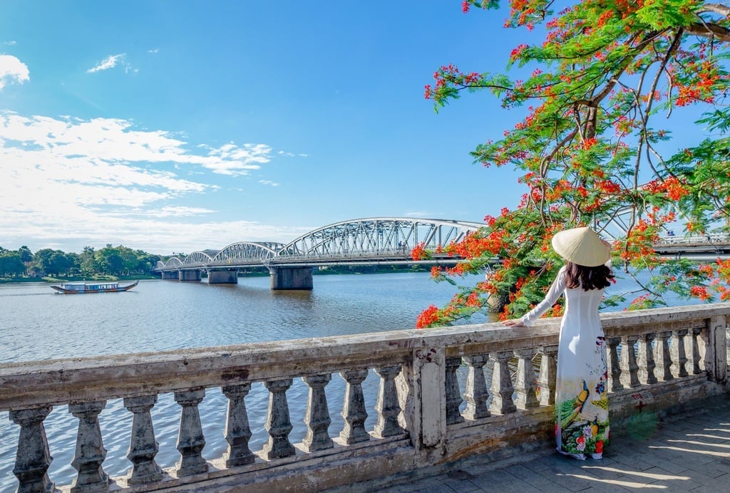 Perfume River in Hue, Vietnam